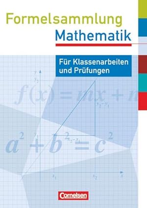 Image du vendeur pour Formelsammlungen Sekundarstufe I. Prfungseinleger Mathematik. 5er Pack. Westliche Bundeslnder (auer Bayern und Hessen) mis en vente par AHA-BUCH GmbH