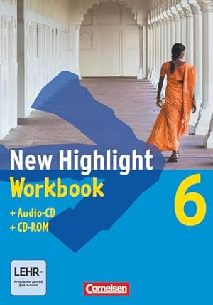 Seller image for New Highlight. Allgemeine Ausgabe 6: 10. Schuljahr. Workbook mit CD-ROM und Text-CD for sale by AHA-BUCH GmbH