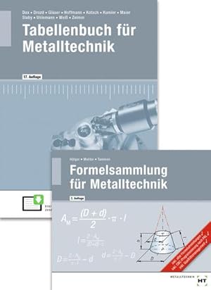 Image du vendeur pour Paketangebot Tabellenbuch fr Metalltechnik und Formelsammlung fr Metalltechnik mis en vente par AHA-BUCH GmbH