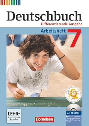 Seller image for Deutschbuch 7. Schuljahr. Arbeitsheft mit Lsungen und bungs-CD-ROM for sale by AHA-BUCH GmbH