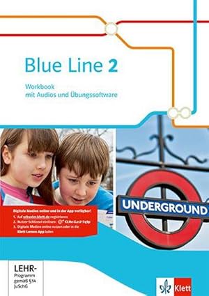 Bild des Verkufers fr Blue Line 2. Workbook mit Audios und bungssoftware 6. Schuljahr : Ausgabe 2014 zum Verkauf von AHA-BUCH GmbH