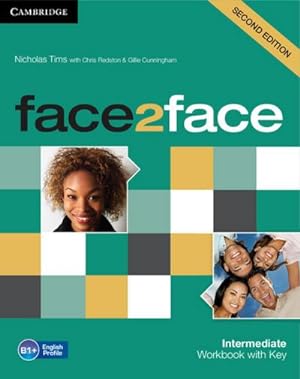 Seller image for face2face. Workbook with Key Intermediate : 2nd Edition for sale by AHA-BUCH GmbH