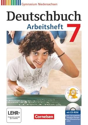 Imagen del vendedor de Deutschbuch 7. Schuljahr. Gymnasium Niedersachsen. Arbeitsheft mit Lsungen und bungs-CD-ROM a la venta por AHA-BUCH GmbH