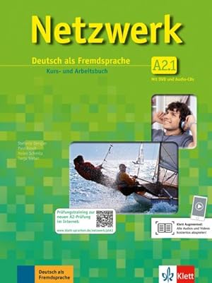 Seller image for Netzwerk A2 in Teilbnden - Kurs- und Arbeitsbuch, Teil 1 mit 2 Audio-CDs und DVD : Deutsch als Fremdsprache for sale by AHA-BUCH GmbH