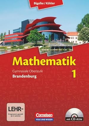 Bild des Verkufers fr Mathematik Sekundarstufe II - Brandenburg - Neubearbeitung 2012 / Band 1 - Schlerbuch mit CD-ROM zum Verkauf von AHA-BUCH GmbH