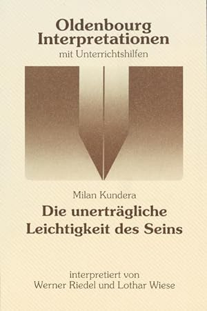Immagine del venditore per Milan Kundera 'Die unertrgliche Leichtigkeit des Seins' : Mit Unterrichtshilfen venduto da AHA-BUCH GmbH
