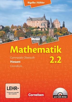 Imagen del vendedor de Mathematik Sekundarstufe II. Bd. 2: Hessen 2. Halbjahr Grundkurs. Schlerbuch mit CD-ROM a la venta por AHA-BUCH GmbH