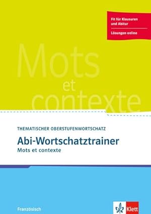 Bild des Verkufers fr Mots et contexte. Cahier d'activits B2 zum Verkauf von AHA-BUCH GmbH