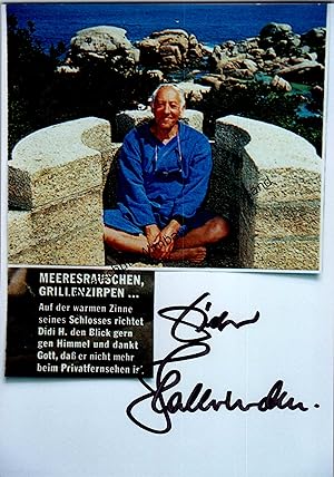 Original Autogramm Didi Hallervorden /// Autograph signiert signed signee