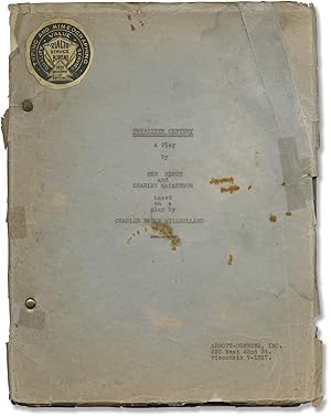 Seller image for Twentieth Century (Original script for the 1932 play) for sale by Royal Books, Inc., ABAA