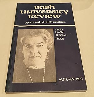 Seller image for Irish University Review, A Journal of Irish Studies, Volume 9, Number 2, Autumn 1979, Mary Lavin, Special Issue for sale by The Bookstore