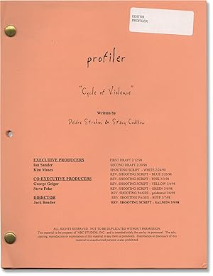 Immagine del venditore per Profiler: Cycle of Violence (Original screenplay for the 1998 television episode) venduto da Royal Books, Inc., ABAA