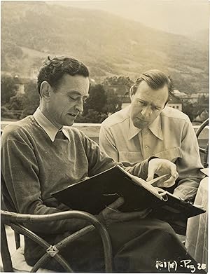 Bild des Verkufers fr The Passionate Friends (Original photograph of Ronald Neame and David Lean on the set of the 1949 film) zum Verkauf von Royal Books, Inc., ABAA