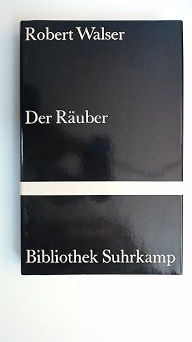 Der Räuber, Roman - Bibliothek Suhrkamp Band 972,