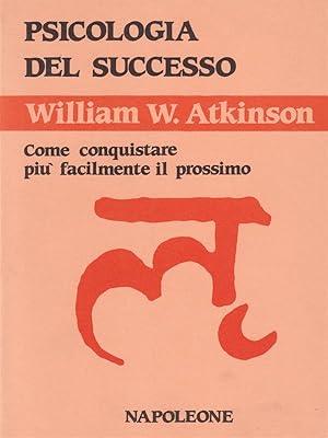 Bild des Verkufers fr Psicologia del successo zum Verkauf von Librodifaccia