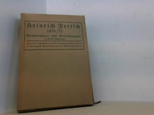 Bild des Verkufers fr 1870/71. Erinnerungen und Betrachtungen. zum Verkauf von Antiquariat Uwe Berg