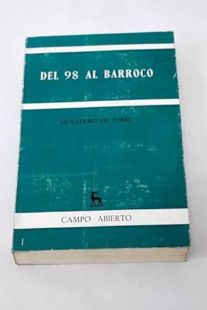 Bild des Verkufers fr Del 98 al barroco zum Verkauf von Alcan Libros