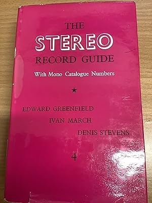 Seller image for The Stereo Rcord Guide with Mono Catalogue Numbers 4 for sale by Chapter Two (Chesham)