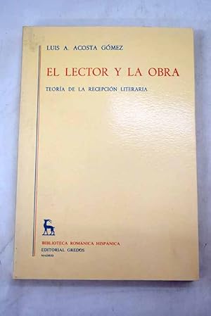 Seller image for El lector y la obra for sale by Alcan Libros