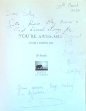 Imagen del vendedor de You're Awesome: Living a Fulfilled Life a la venta por Chapter 1
