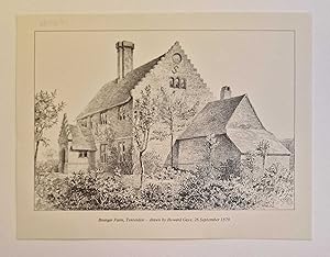 Brungar Farm, Tenterden Engraving (1971 Reproduction)