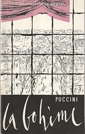 Seller image for Programmheft Giacomo Puccini LA BOHEME 13. Januar 1968 for sale by Programmhefte24 Schauspiel und Musiktheater der letzten 150 Jahre