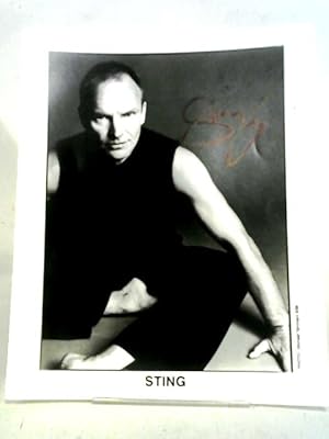 Sting Musician Signed Autographed Photo