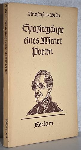 Imagen del vendedor de Spaziergnge eines Wiener Poeten und andere Zeitgedichte. Hrsg. v. Albert Zipper. a la venta por Antiquariat Reinsch