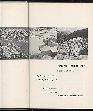 Seller image for Sequoia National Park a geological album for sale by RT Books