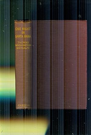 Bild des Verkufers fr One night in Santa Anna, (Santa Anna trilogy) zum Verkauf von WeBuyBooks 2