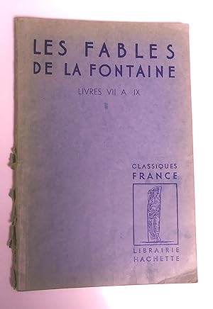 Seller image for Fables, livres IV  Vi et VII  IX (extraits) for sale by Livresse