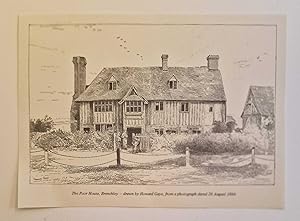 The Poor House, Brenchley Engraving (1971 Reproduction)