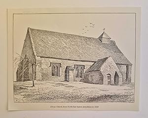 Ebony Church from North-East Engraving (1971 Reproduction)