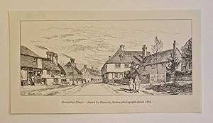 Brenchley Street Engraving (1971 Reproduction)