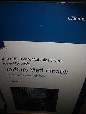 Bild des Verkufers fr Vorkurs Mathematik, ein kompakter Leitfaden zum Verkauf von Verlag Robert Richter