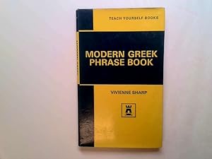 Image du vendeur pour Teach Yourself Modern Greek Phrase Book. mis en vente par Goldstone Rare Books