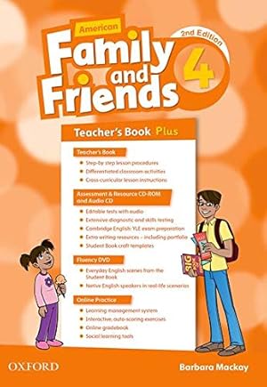 Imagen del vendedor de American Family and Friends: Level Four: Teacher's Book Plus: Supporting all teachers, developing every child a la venta por WeBuyBooks