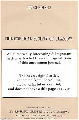 Seller image for A Practical Application of Dialysis. This is an original article from the Proceedings of the Glasgow Philosophical Society, 1864. for sale by Cosmo Books