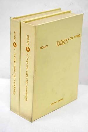 Seller image for Sistemtica del verbo espaol for sale by Alcan Libros
