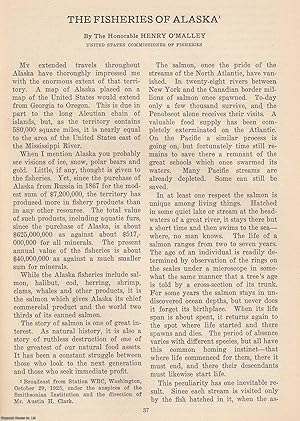 Seller image for The Fisheries of Alaska. An original article from The Scientific Monthly, 1926. for sale by Cosmo Books