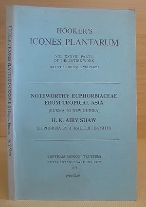 Image du vendeur pour Noteworthy Euphorbiaceae From Tropical Asia ( Burma To New Guinea ) mis en vente par Eastleach Books