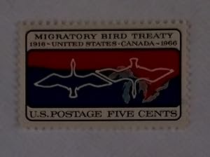 Immagine del venditore per Migratory Bird Treaty 50th Anniversary 5 Cent Unused Postage Stamp venduto da The Librarian's Books