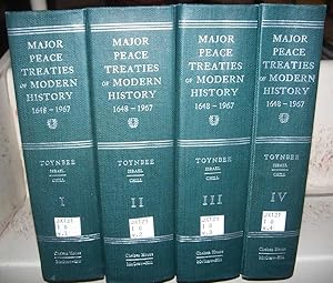 Major Peace Treaties of Modern History 1648-1967 in Four Volumes