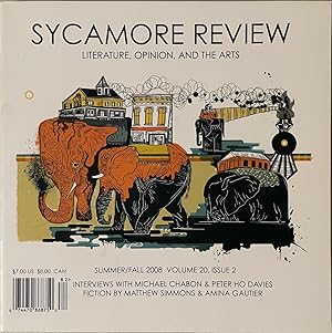 Image du vendeur pour Sycamore Review - Vol. 20, issue 2 - Summer/Fall 2008 mis en vente par Reilly Books