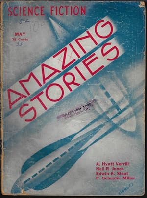 Bild des Verkufers fr AMAZING Stories: May 1933 zum Verkauf von Books from the Crypt