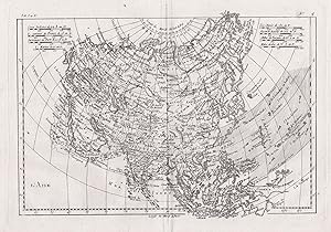 "L'Asie." - Asia Asien Asie China Philippines Indonesia Kontinent continent Karte map