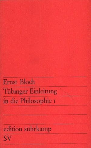 Bild des Verkufers fr Tbinger Einleitung in die Philosophie. zum Verkauf von Versandantiquariat Boller