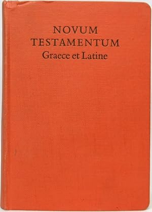 Bild des Verkufers fr Novum Testamentum Graece et Latine. Utrumque textum cum apparatu critico imprimendum curavit. zum Verkauf von Antiquariat Richart Kulbach