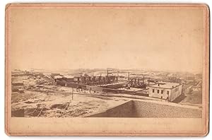 Fotografie W. Koehne, Co., Ansicht Baku, Petroleum Raffinerie der Gesellschaft Gebr. Nobel Branob...