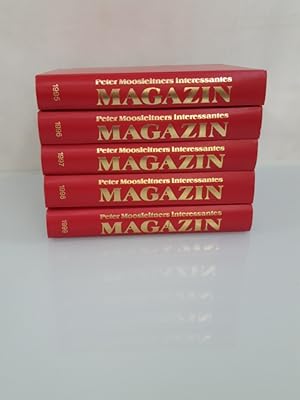 Konvolut 5 Bücher: Peter Moosleitners interessantes Magazin-Sammlung, gebunden: 1995 - 1999